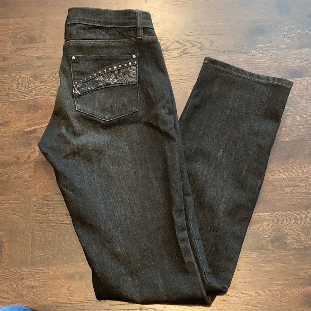 WHBM Noir black jeans